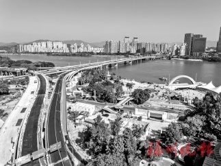 福州金山大桥新匝道桥通车，骑行过江不再绕行，节省时间又便捷  第1张