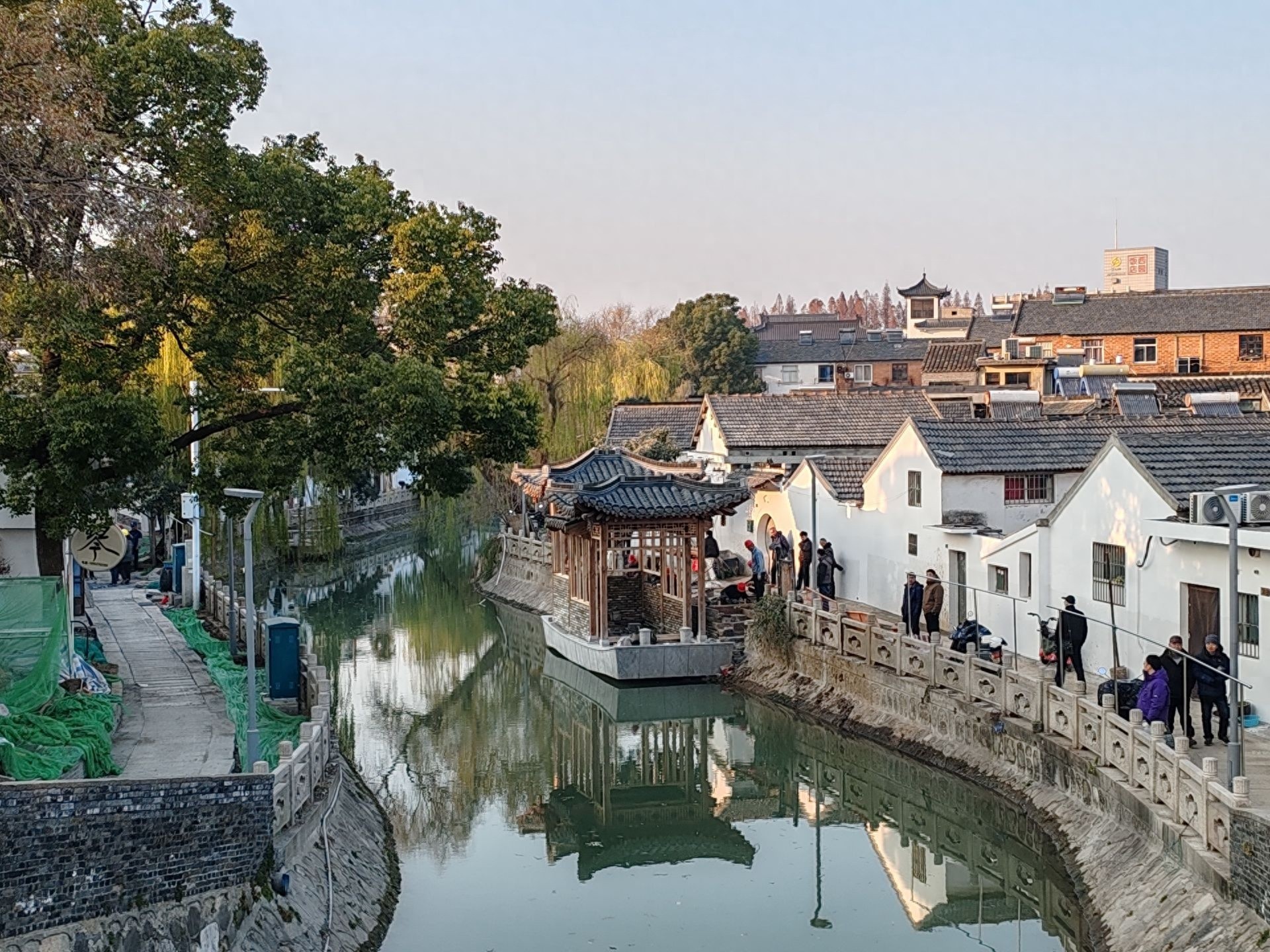 小秦淮河保护更新二期项目新景观曝光：石舫雏形初现，未来可赏石舫美景  第1张