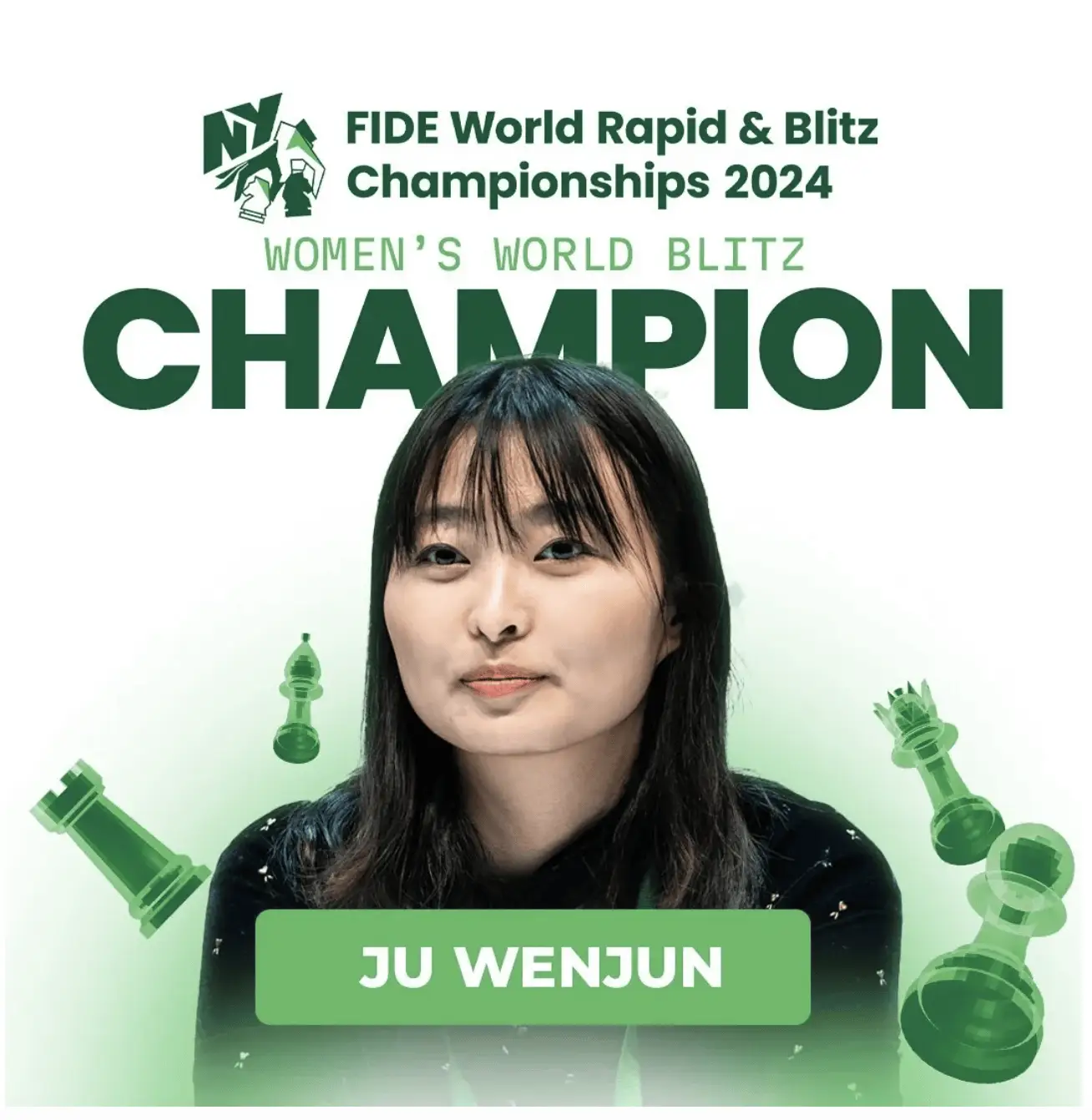 居文君创造历史！集齐慢棋、快棋、超快棋三项世界冠军，中国国际象棋迎来新纪元  第1张