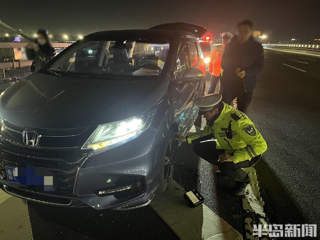 跨年夜，胶州湾大桥上的交警们如何守护万家灯火？揭秘他们的不眠之夜  第5张