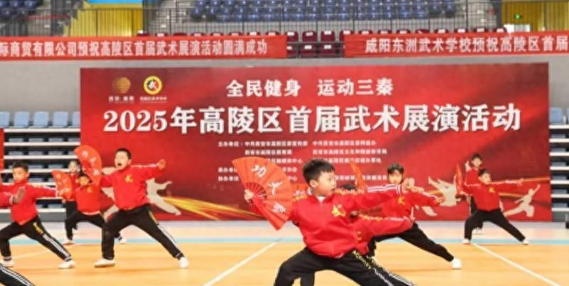 2025年高陵区首届武术展演：300余名武者齐聚，舞龙舞狮、太极拳等传统武术震撼全场  第1张