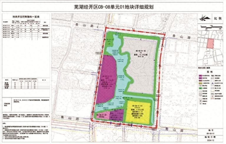 芜湖经开区CB-08单元01地块规划曝光：烂尾楼变身科研用地，2025年全新蝶变