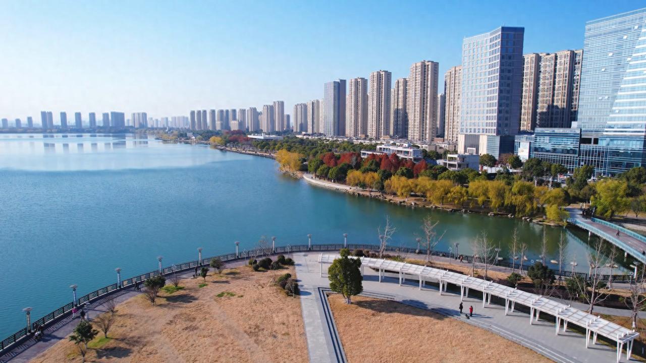 新年新气象！尹山湖公园南岸开放，6公里环湖步道等你来打卡  第1张