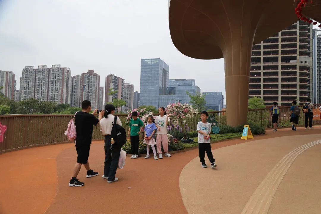 5月1日启用！兼具功能与艺术的龙岗儿童公园空中连廊啥样？  第7张
