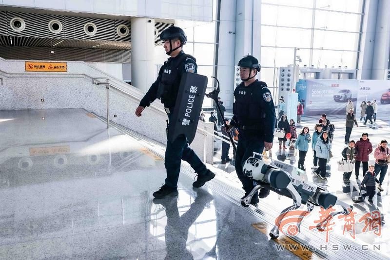 警用机器狗亮相西安车展！未来公共安全将如何智能化？  第3张