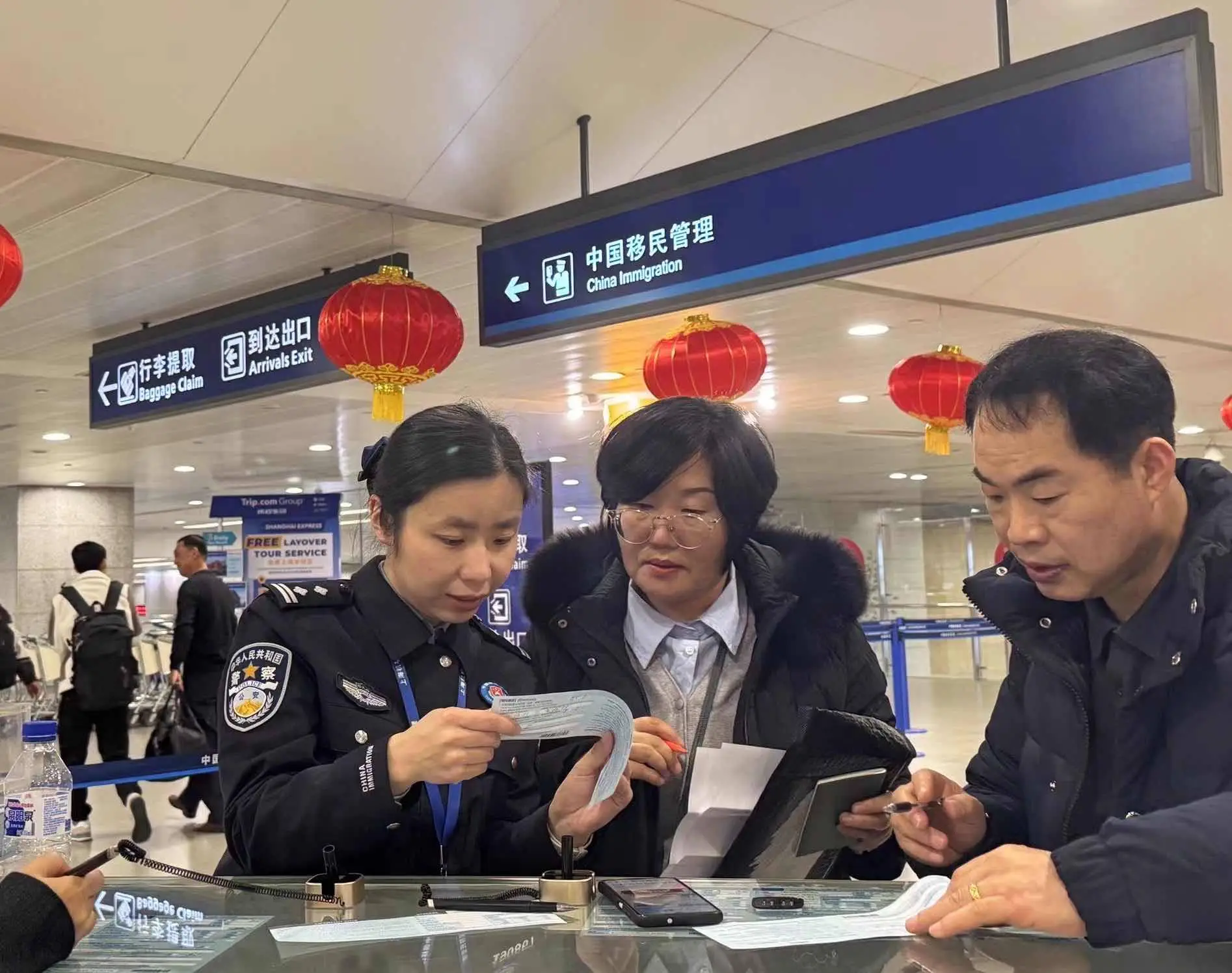 大年初五，她在浦东机场守护国门！你知道这位边检民警的春节故事吗？  第4张