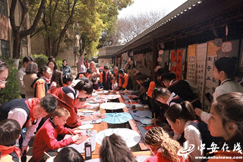 2025年英国师生来合肥小学，非遗体验超精彩？