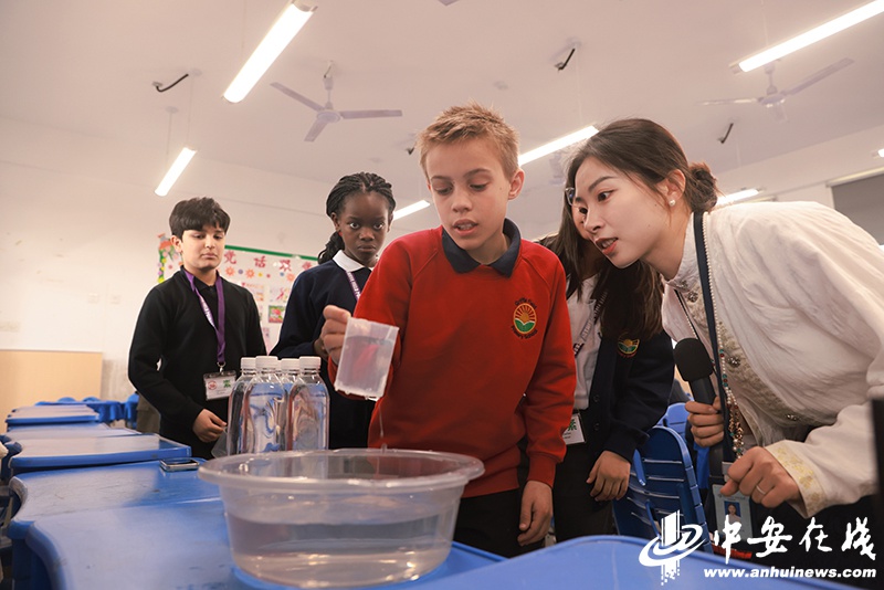 2025年英国师生来合肥小学，非遗体验超精彩？  第7张