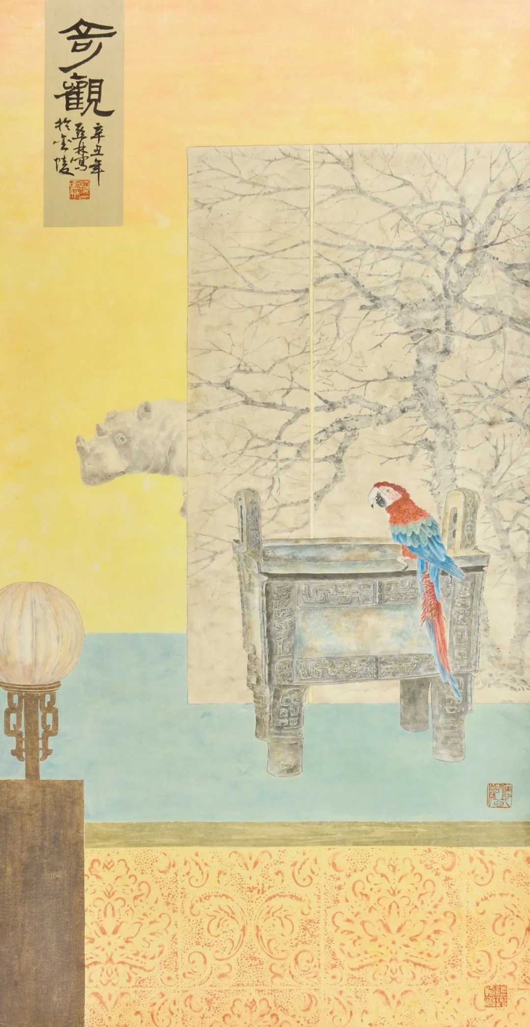 长江文明绘画展亮点何在？百米书画长卷震撼全场  第2张