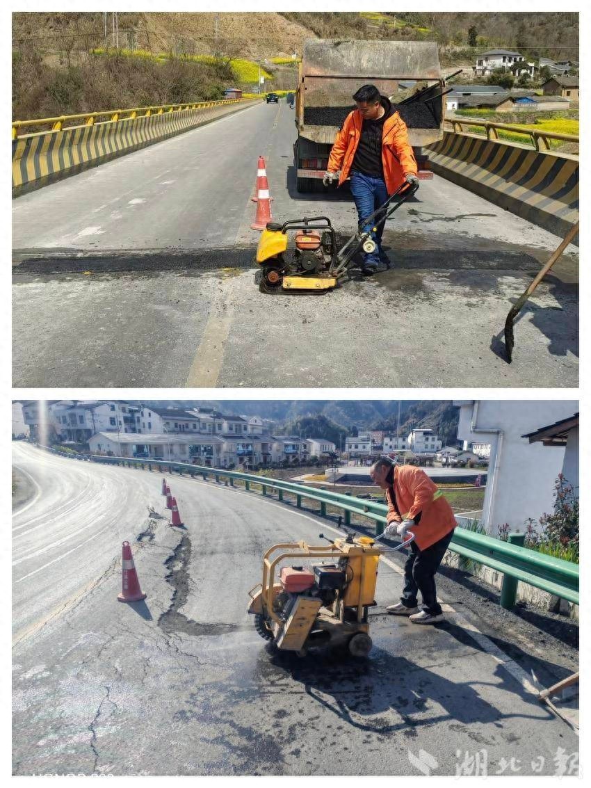 县公路养护中心如何用四新技术让坑槽修补又快又好？
