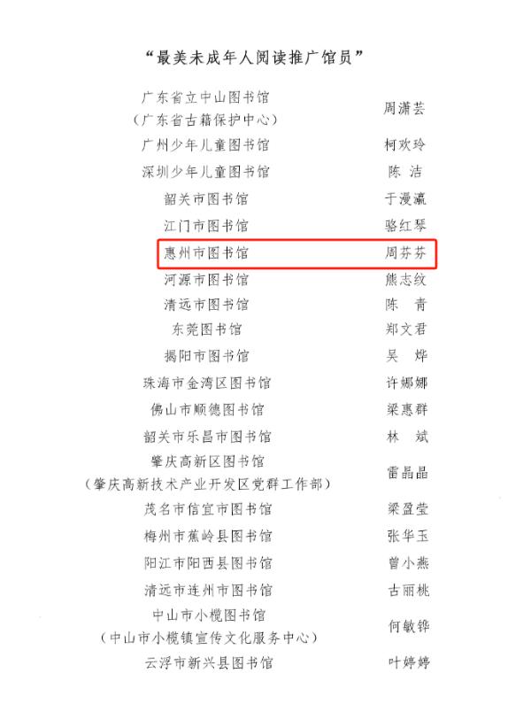 惠州图书馆员与读者脱颖而出! 他们如何做到的?  第2张