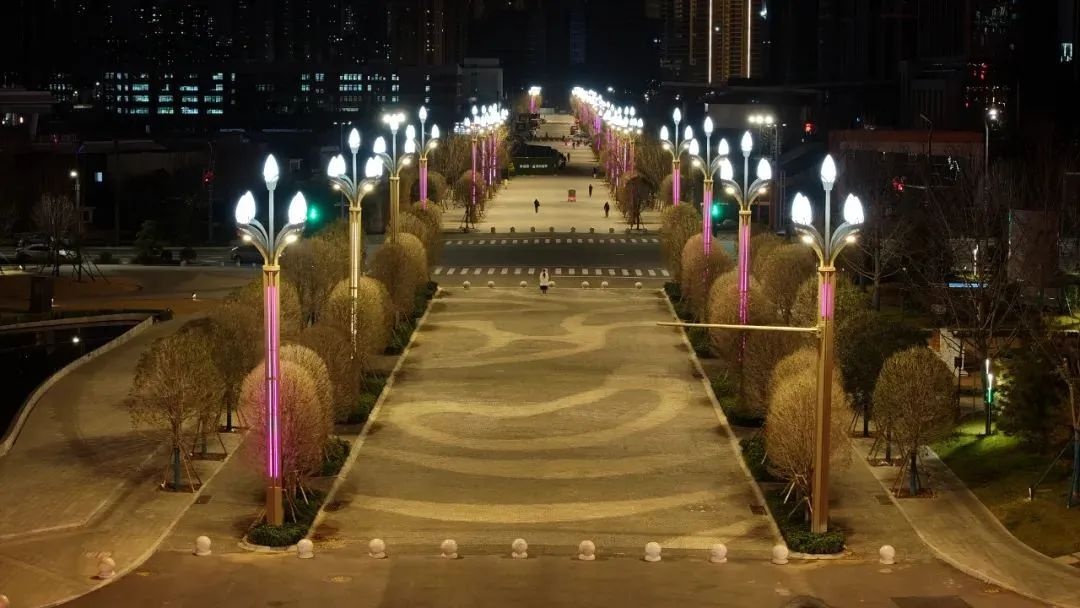 能源金贸区8条道路全面放行，395盏路灯点亮！你的出行难题解决了吗？  第5张