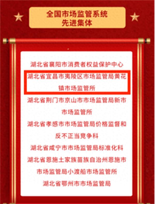 黄花镇市场监管所再获殊荣！他们是如何成为全国先进集体的？  第1张