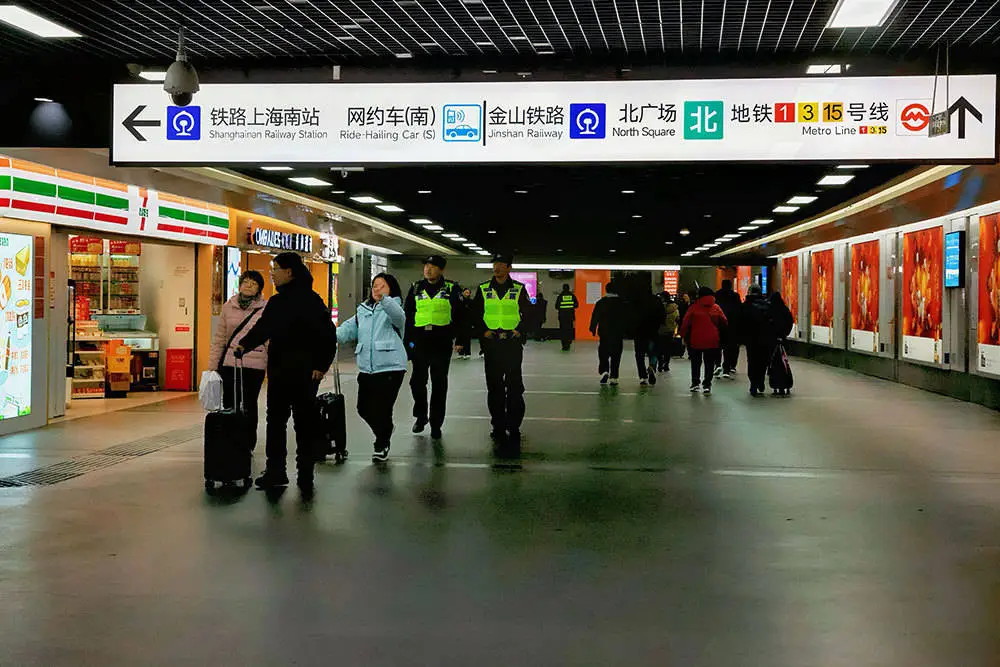 春节假期尾声返程忙，上海警方如何保驾护航？