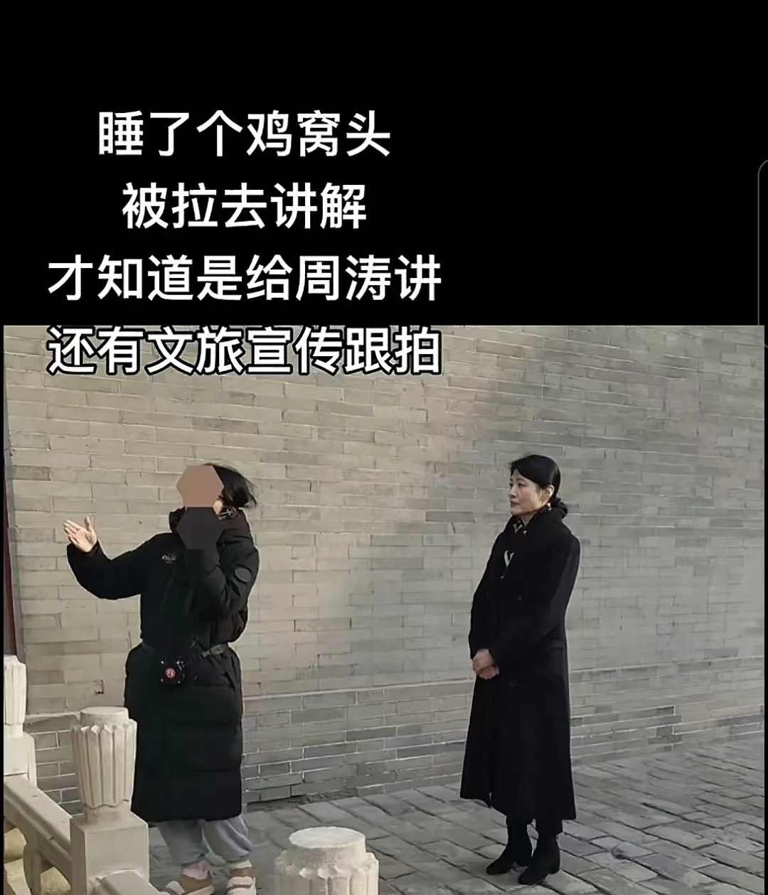 鸡窝头讲解员意外走红！周涛身旁的她为何成为焦点？  第1张