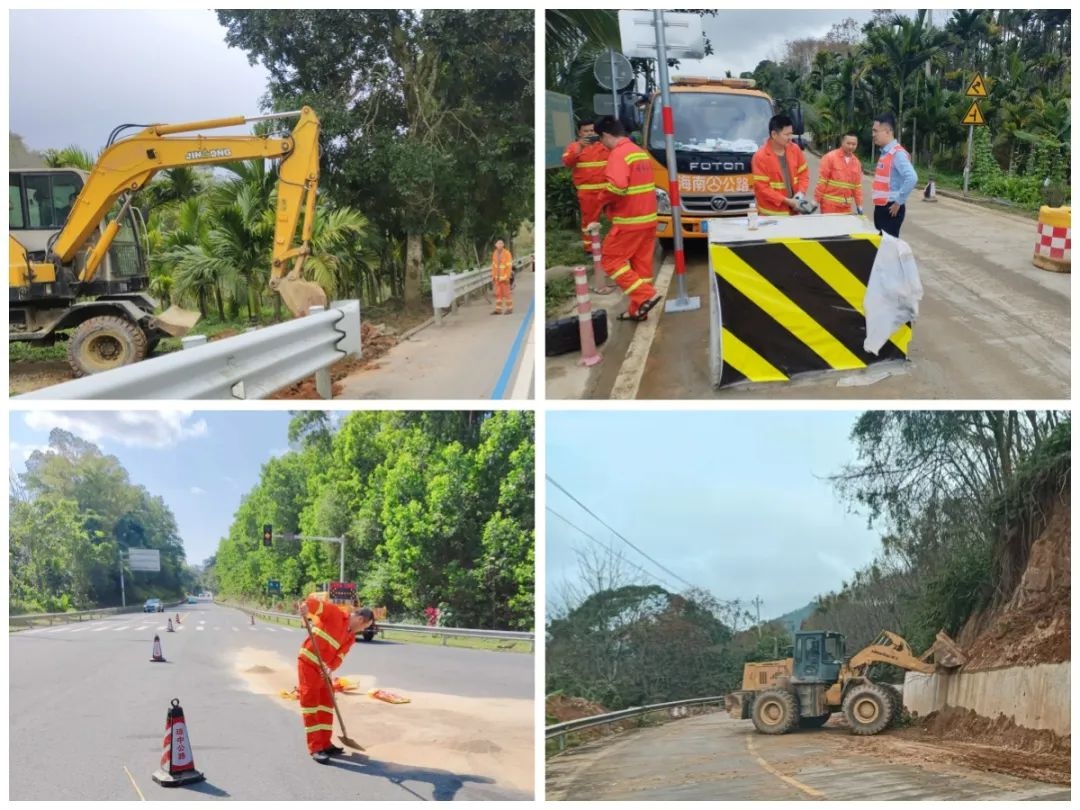 春节返程高峰！国省干线公路安全畅通？海南公路人在坚守  第2张