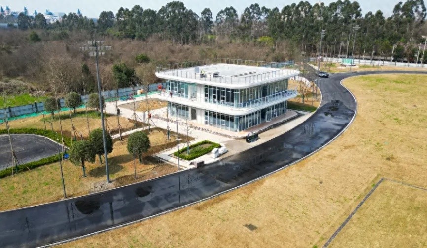新都区舒悦公园即将开放！世运会速度轮滑公路赛场地等你来体验