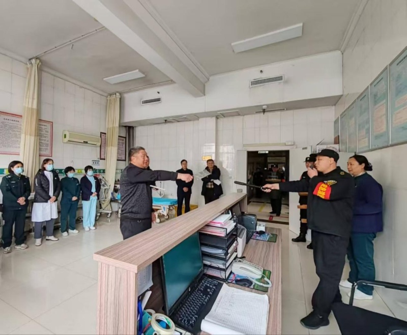 济南市中西医结合医院防暴演练惊心动魄！医护安全如何保障？  第2张