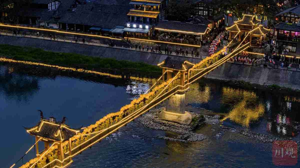 崇州元通古镇第271届春台会提灯巡游，271节老龙+242萌娃，你见过吗  第5张