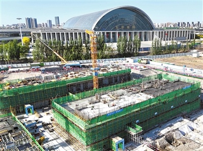 五一假期天津西站南广场站项目火热建设，京津冀同城商务区要起飞？