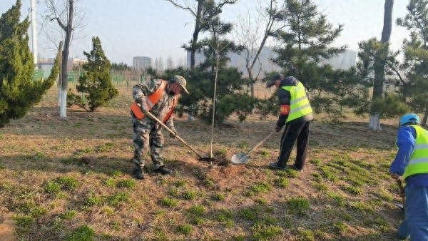 春日暖阳下！辛安河公园绿化养护与设施维护关键期咋干？
