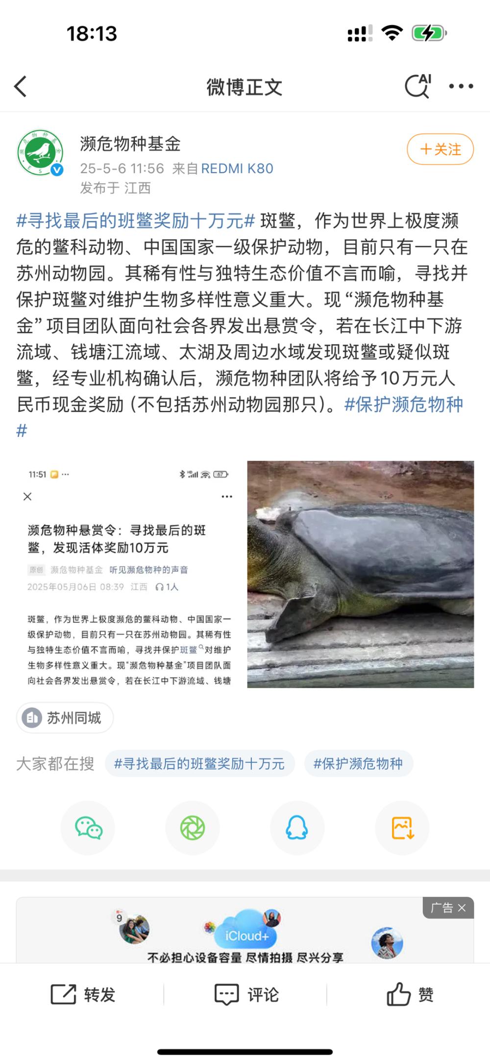 悬赏10万找斑鳖，数据匮乏现状咋破？专家资料快分享  第2张