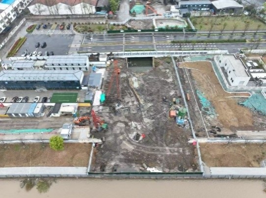 双桥泵站及联通河道工程进展顺利？关键区域桩基施工同步开展