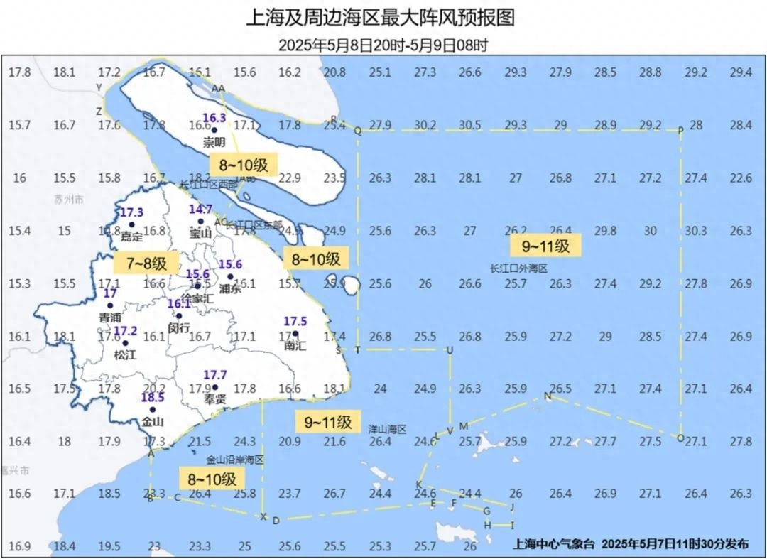 上海好天气即将落幕？强风和明显降水过程要来啦