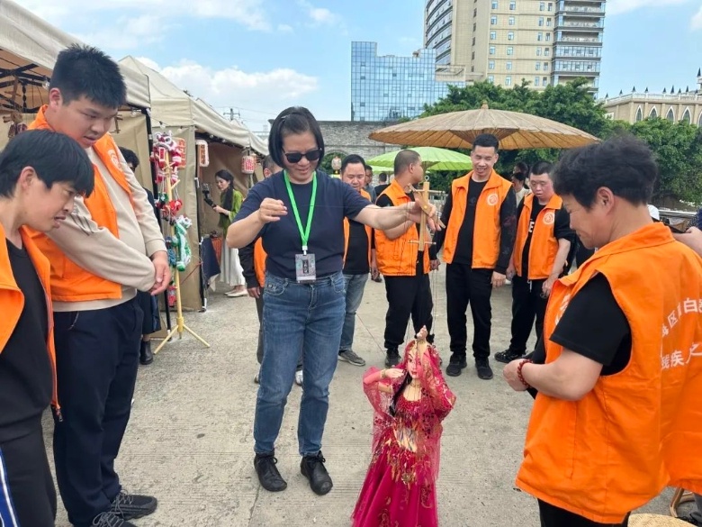 4月28日南白象街道残疾人之家逛集市活动？意义非凡  第3张