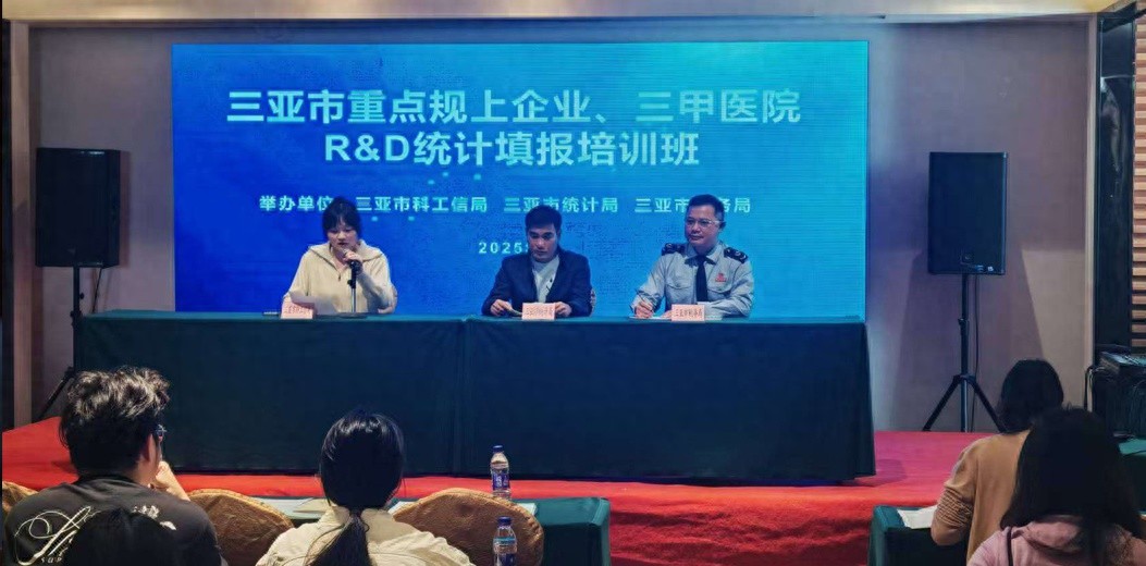 2024年度三亚市研发年报统计工作如何提升数据质量？40位专家齐聚培训班揭秘