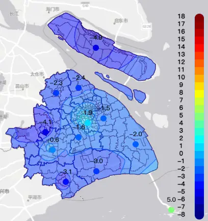 冷空气今夜来袭！上海明天最高仅5℃，郊区最低零下5℃，你准备好了吗？  第2张