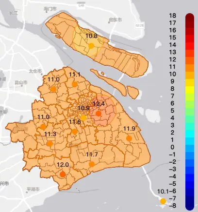 冷空气今夜来袭！上海明天最高仅5℃，郊区最低零下5℃，你准备好了吗？  第3张