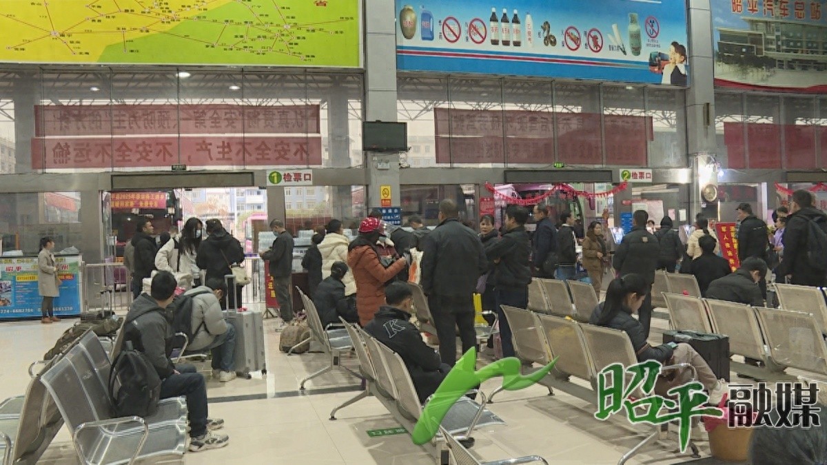 昭平县农民工返岗免费乘车活动：你羡慕吗？