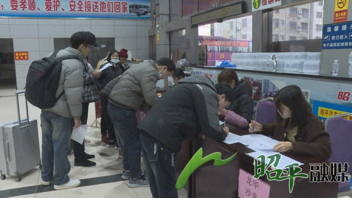 昭平县农民工返岗免费乘车活动：你羡慕吗？  第2张