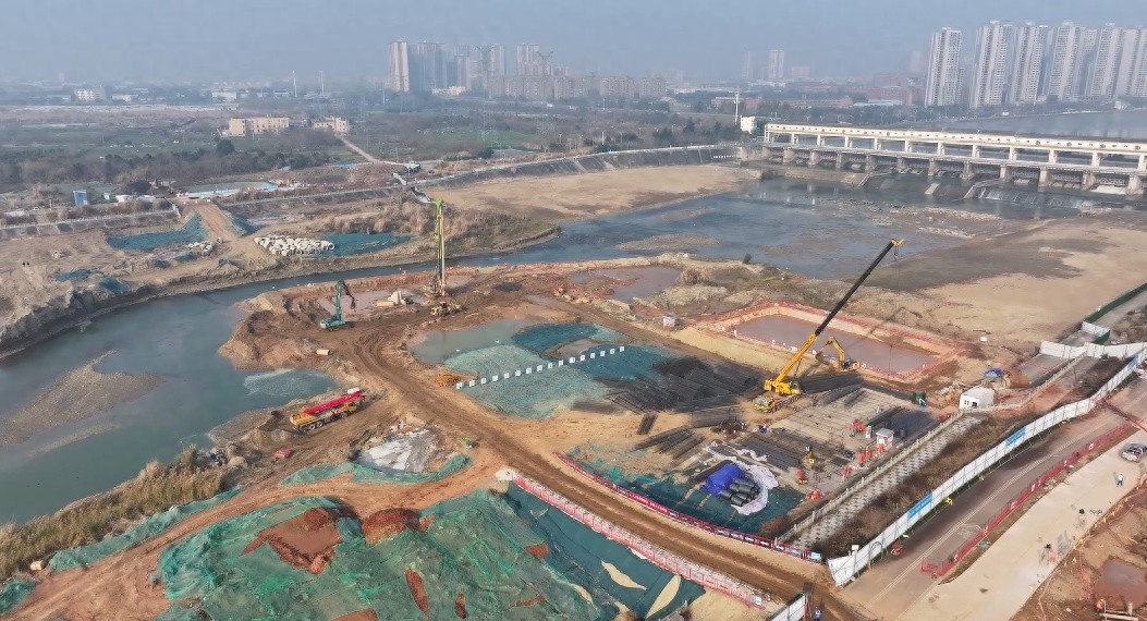 洪湖路大桥主桥主桩已完成！德阳交通新篇章即将开启？