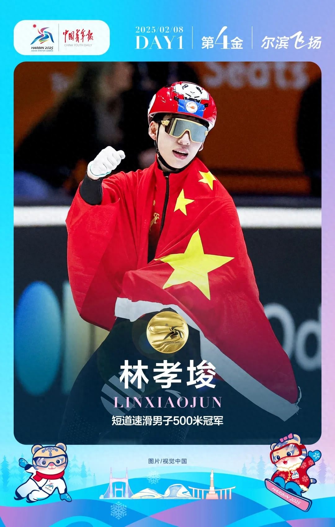 林孝埈杀疯夺金！中国短道速滑能否再创辉煌？