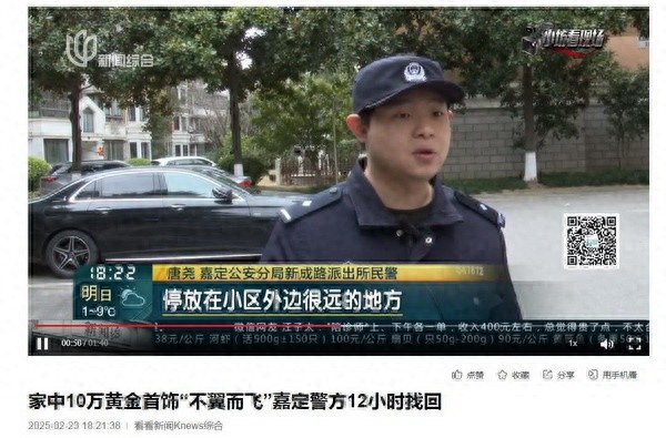 朋友上门做客竟成贼？陈女士的黄金项链不翼而飞