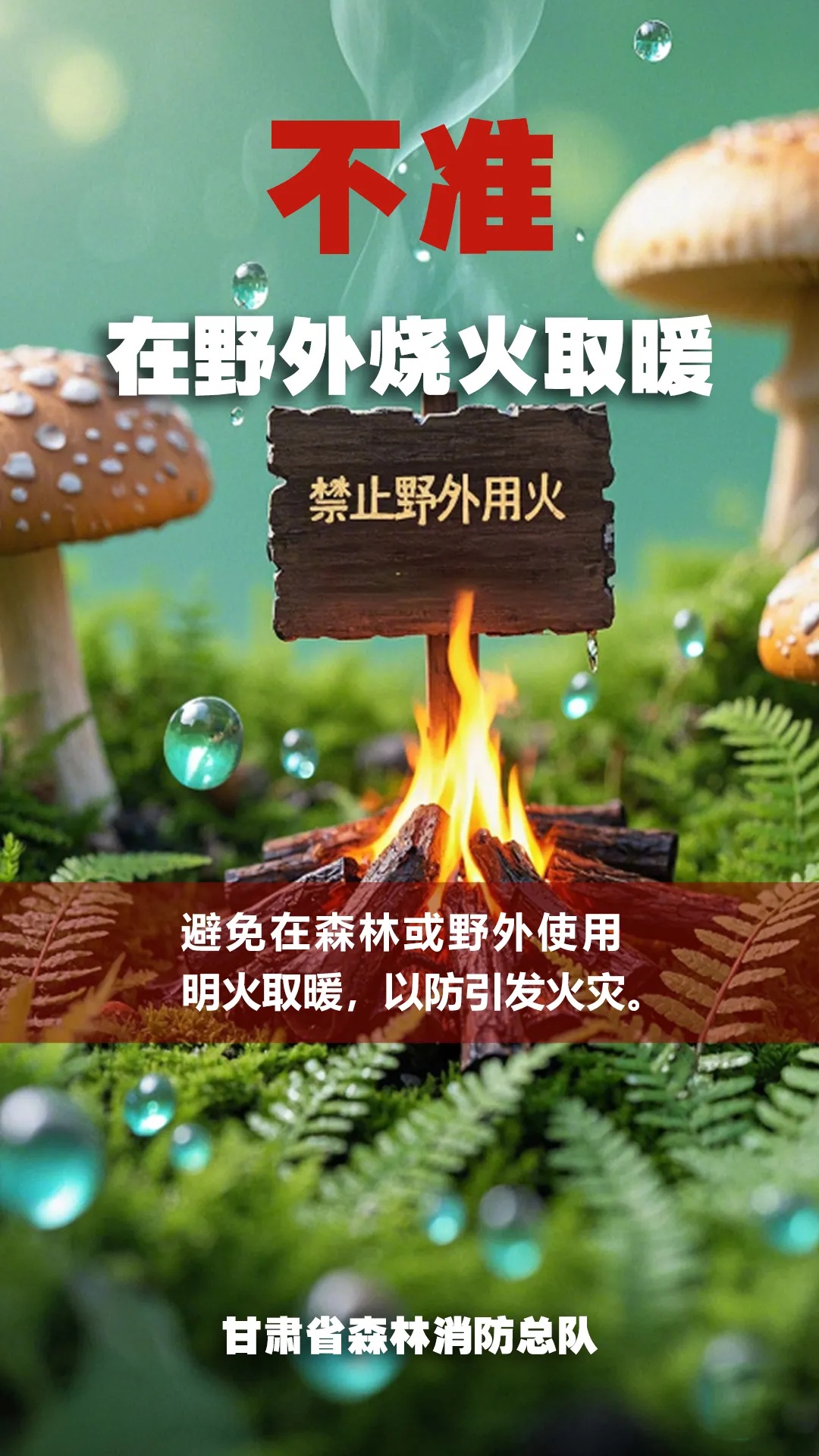 平凉春季防火严峻，一个用火不慎就会毁林海?!  第3张