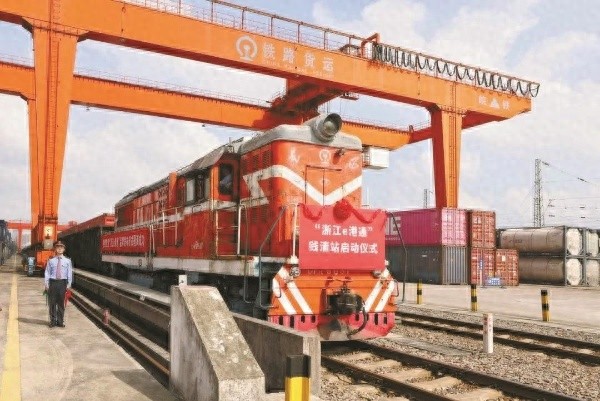 海铁联运浙江e港通品牌启动！义乌港今昔巨变，你知道差在哪？  第1张