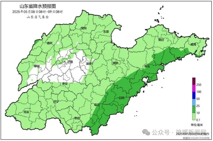 5月8日起未来三天山东多雷雨？各地天气情况速看  第2张