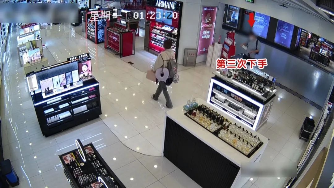 免税店化妆品被盗！警方5小时逐帧排查，嫌疑人究竟是谁？  第4张