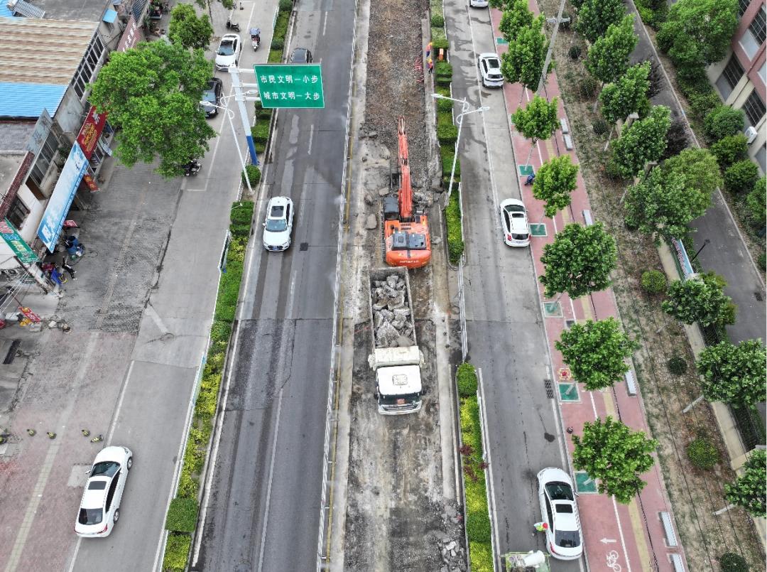 怀远县城区雨污分流改造工程进度如何？8月中旬学苑路改造将全面完成