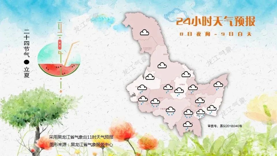 龙江气象8到11日天气预报，你的地区天气如何？  第2张