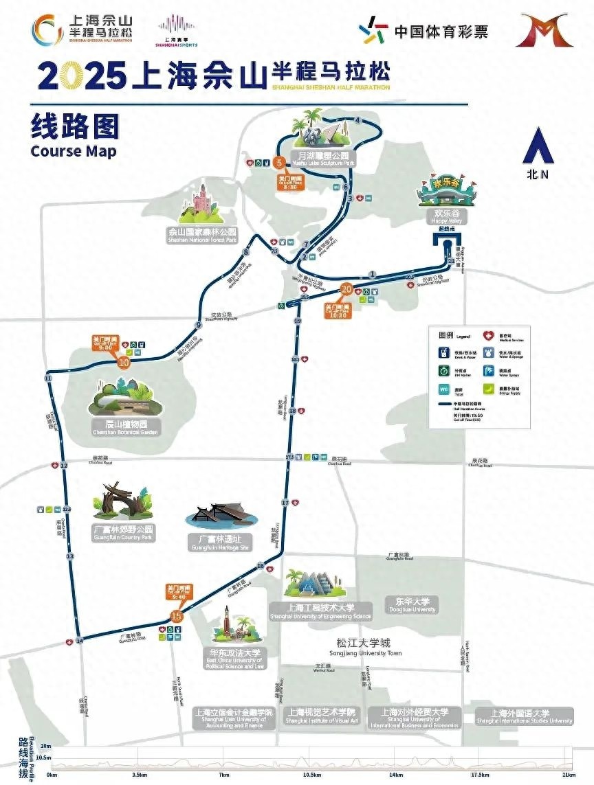 2025上海佘山半马周日开跑！这些路段将临时管制，你准备好了吗？  第1张