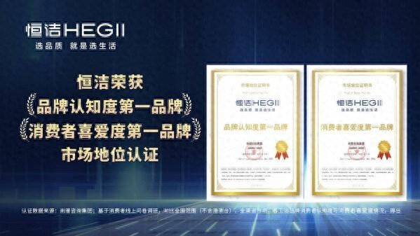 恒洁卫浴荣获双项认证！背后秘诀究竟是什么？  第1张
