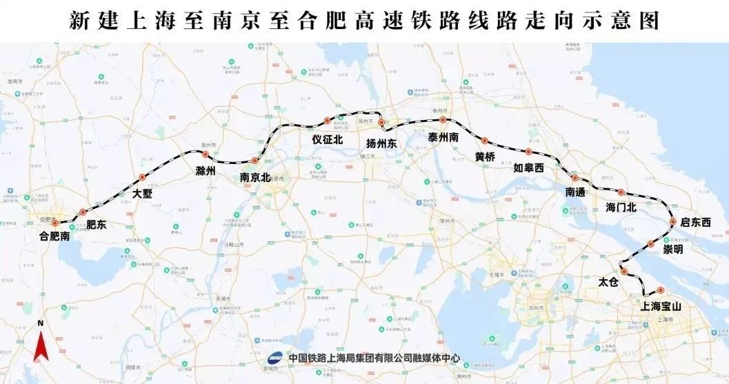 北沿江高铁泰州段新进展！跨宣堡港连续梁合龙有何秘诀？  第3张