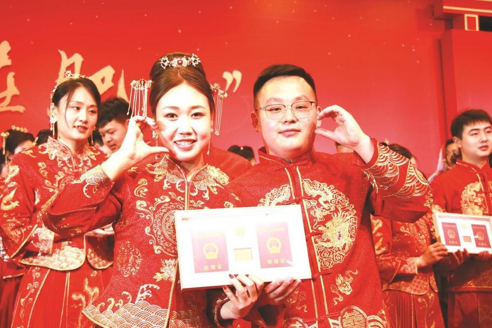5月7日肥乡区百人集体婚礼！传统中式流程为何能获众人点赞？  第2张