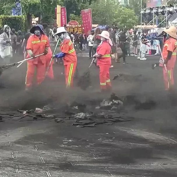五一墨江双胞胎节狂欢背后！是谁在默默守护城市的整洁与绿意？  第3张