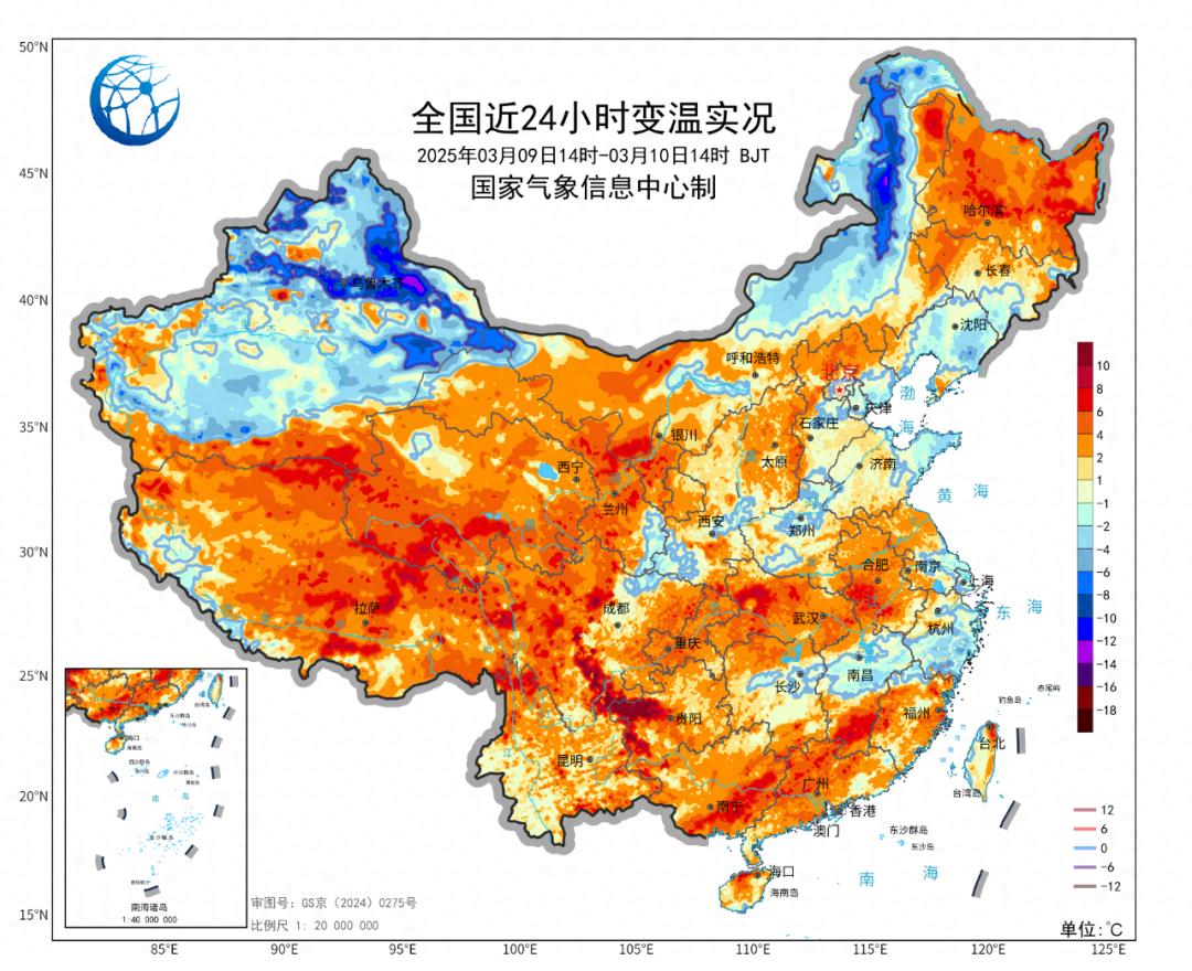 气温飙升！你的城市即将迎来今年首个20°C吗？