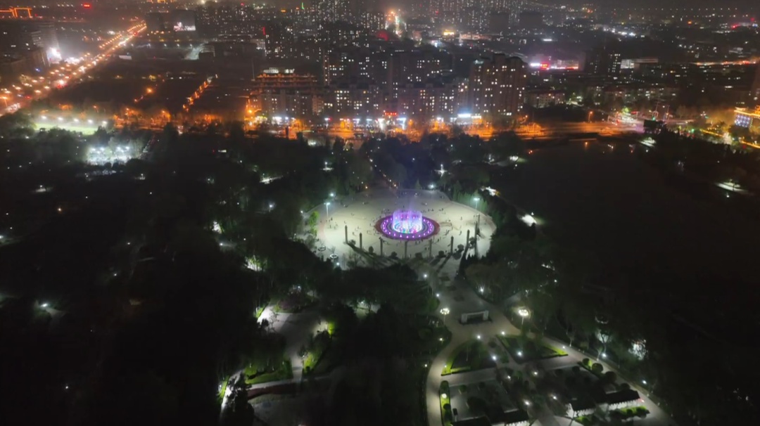 鹿泉区三大公园喷泉开放！你知道哪里最壮观吗?  第4张